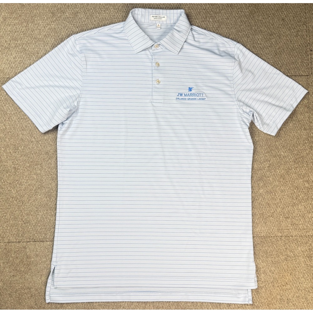 Peter Millar Summer Comfort JW Mrriott‎ Orlando Grande Lakes Polo Size Medium